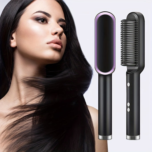 2-in-1 Styling Tool For Long-Lasting Curls And Straight Hair