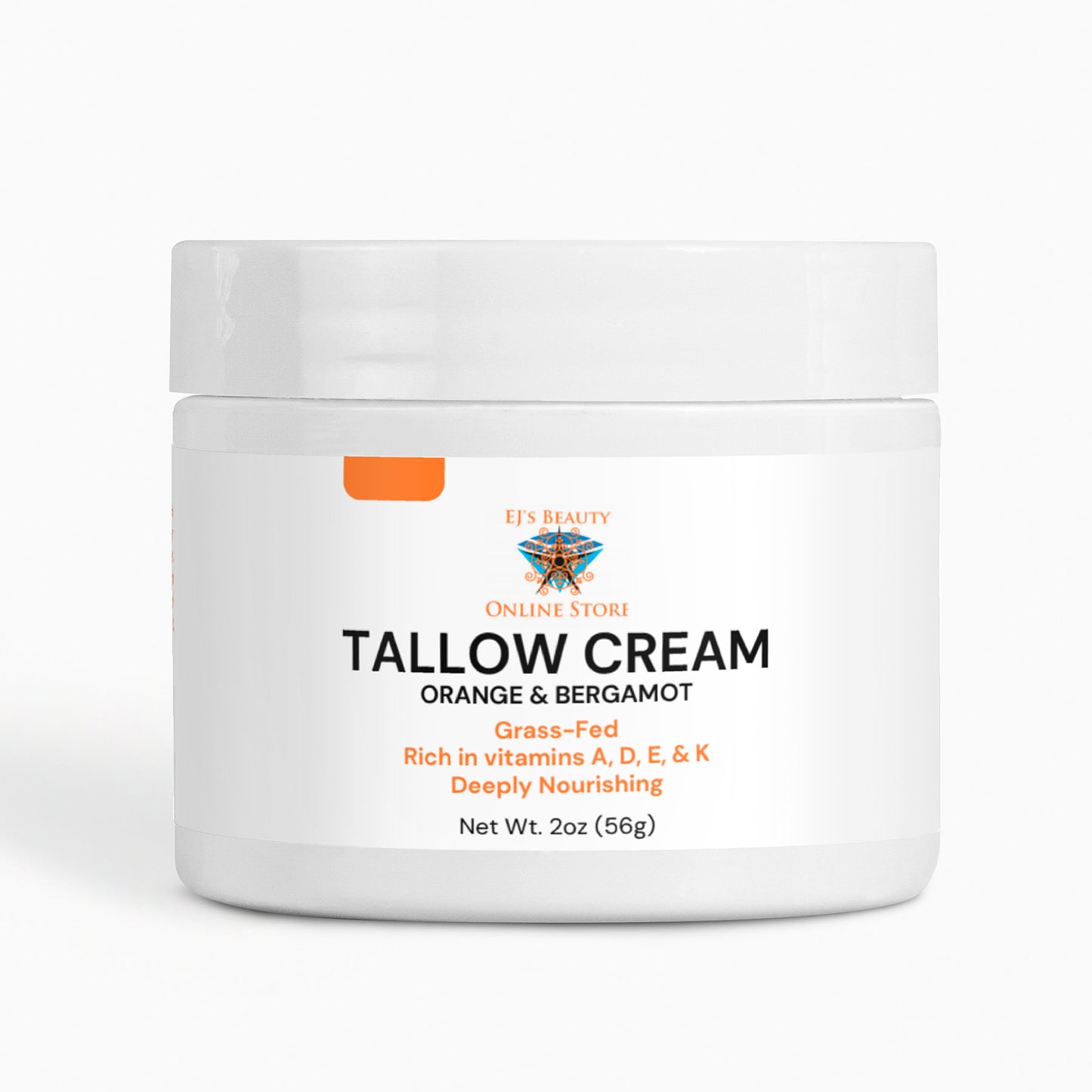 Tallow Cream Orange & Bergamot