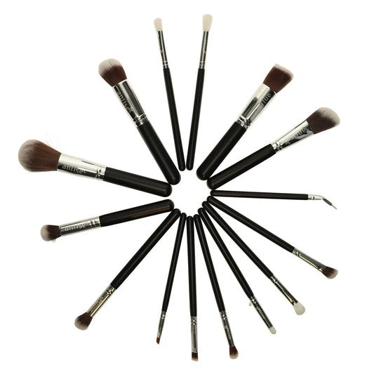 Aniise Set of 15 Professional Synthetic Makeup Brushes