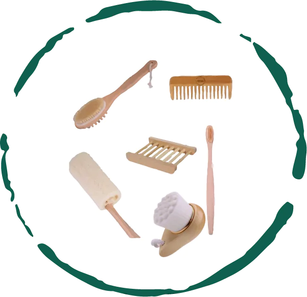 BeNat Zero-Waste Bath Accessories Bundle