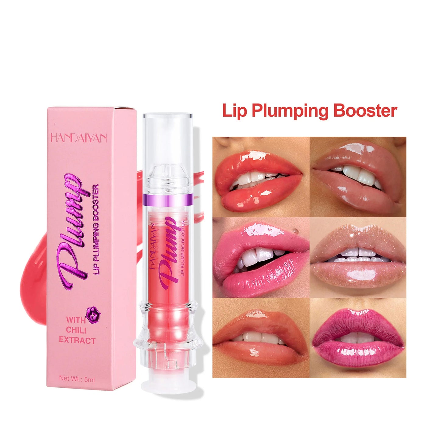 Plump Slightly Spicy Honey Lip Gloss by Handaiyan