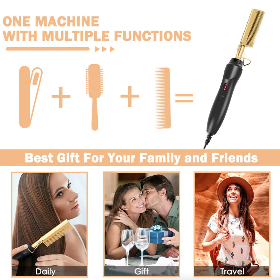 Hair Straightener Comb Pro