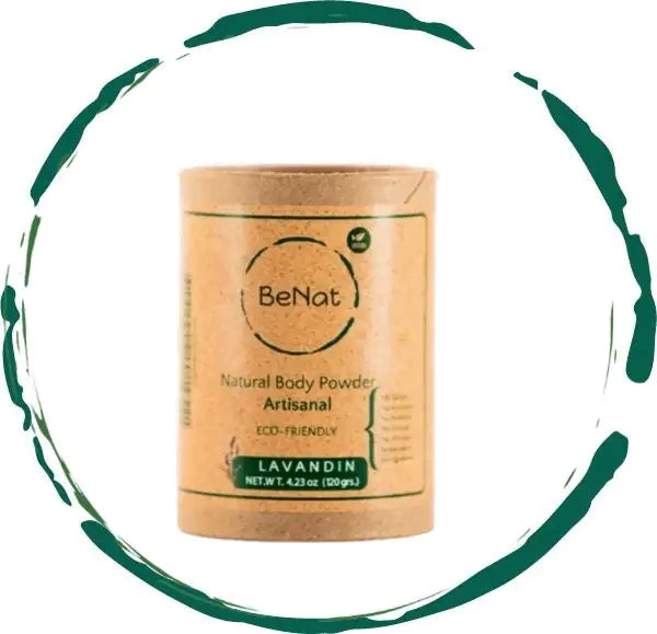 BeNat All-Natural Body Powder. Eco-Friendly.