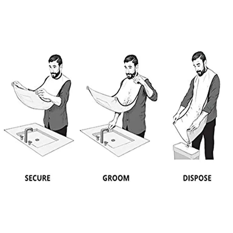 Male Shaving Apron Barbershop