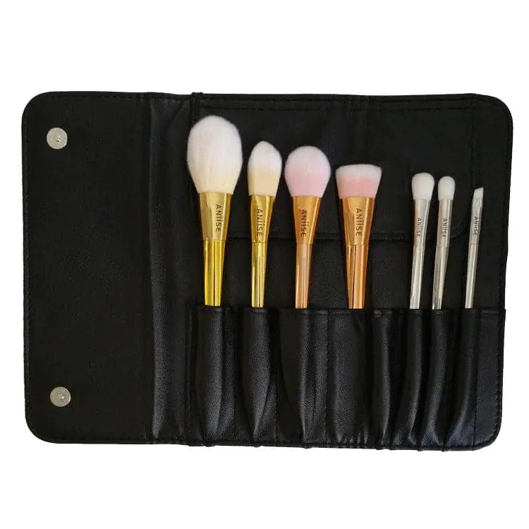 7-Piece Aniise Travel Brush Set