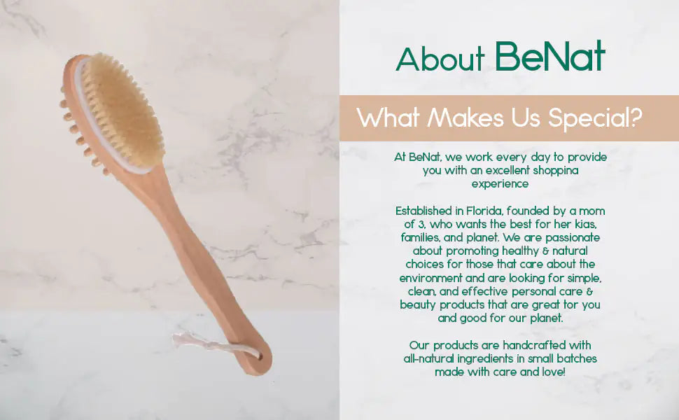 BeNat Bath & Body  Massage Brush