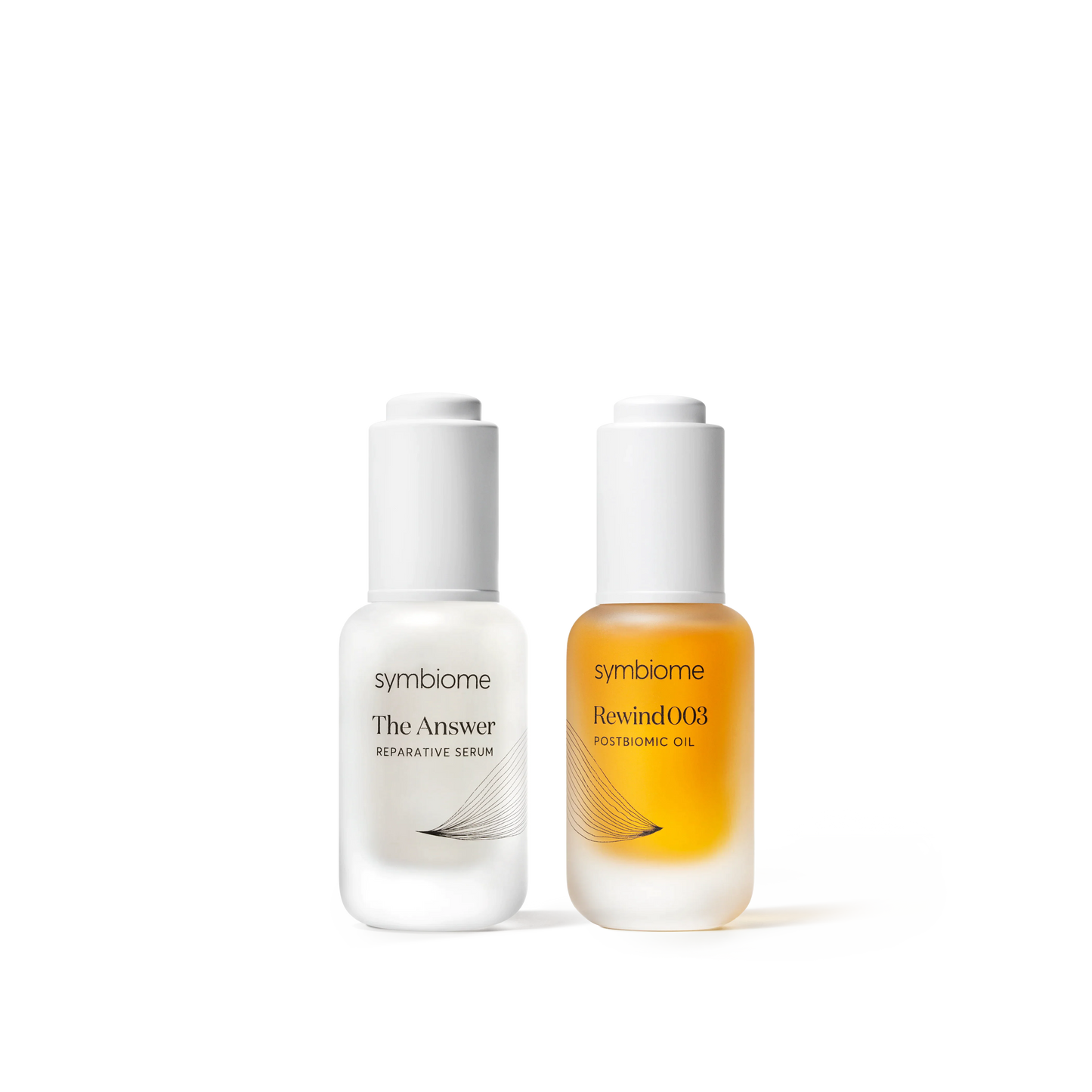 Symbiome Supple Skin Set (The Answer Reparative Serum + Rewind003 Age-Defying Postbiomic Oil)