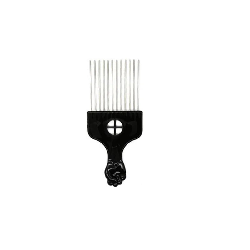 Anti Static Metal Afro Pick Comb