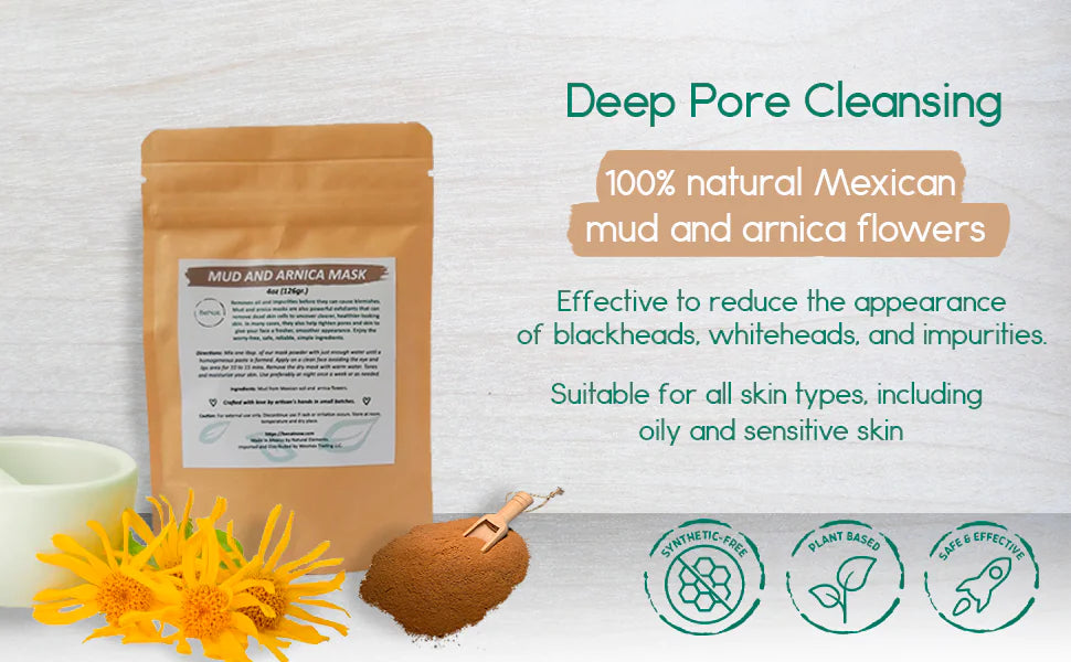 BeNat Mud and Arnica Mask