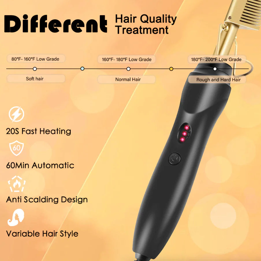 Hair Straightener Comb Pro