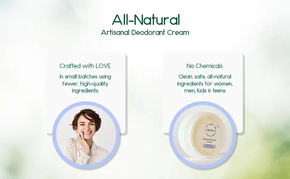 BeNat Vegan Deodorant Cream