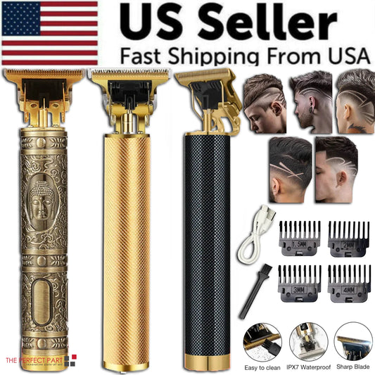 Professional Hair Clippers Trimmer Cutting Beard Cordless Barber Shaving Machine