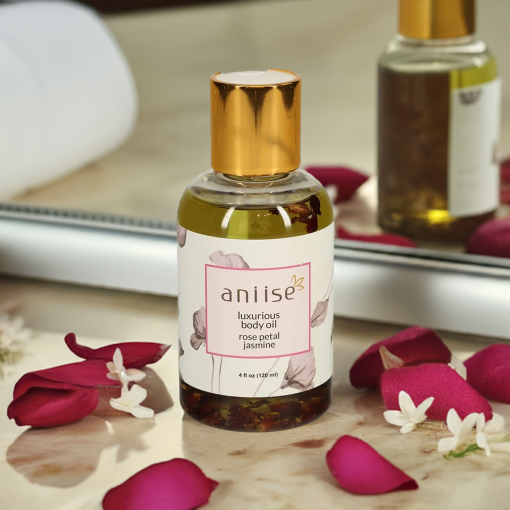 Natural Luxurious Rose Petal Body Oil