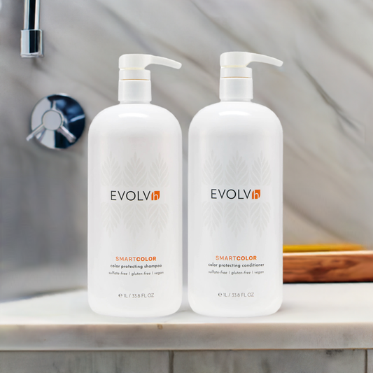 EVOLVh SmartColor Color Protecting Shampoo & Conditioner Liter Duo