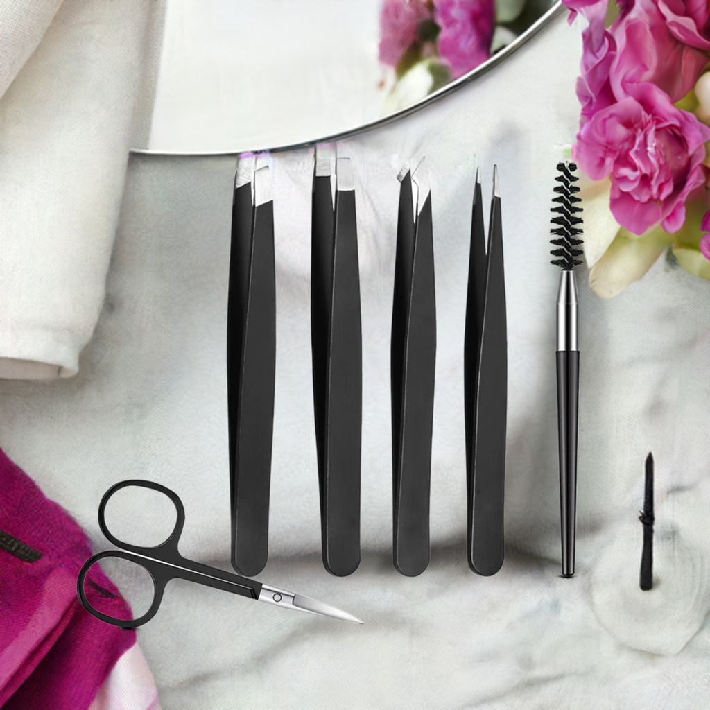 6-Piece Eyebrow Tweezers Set