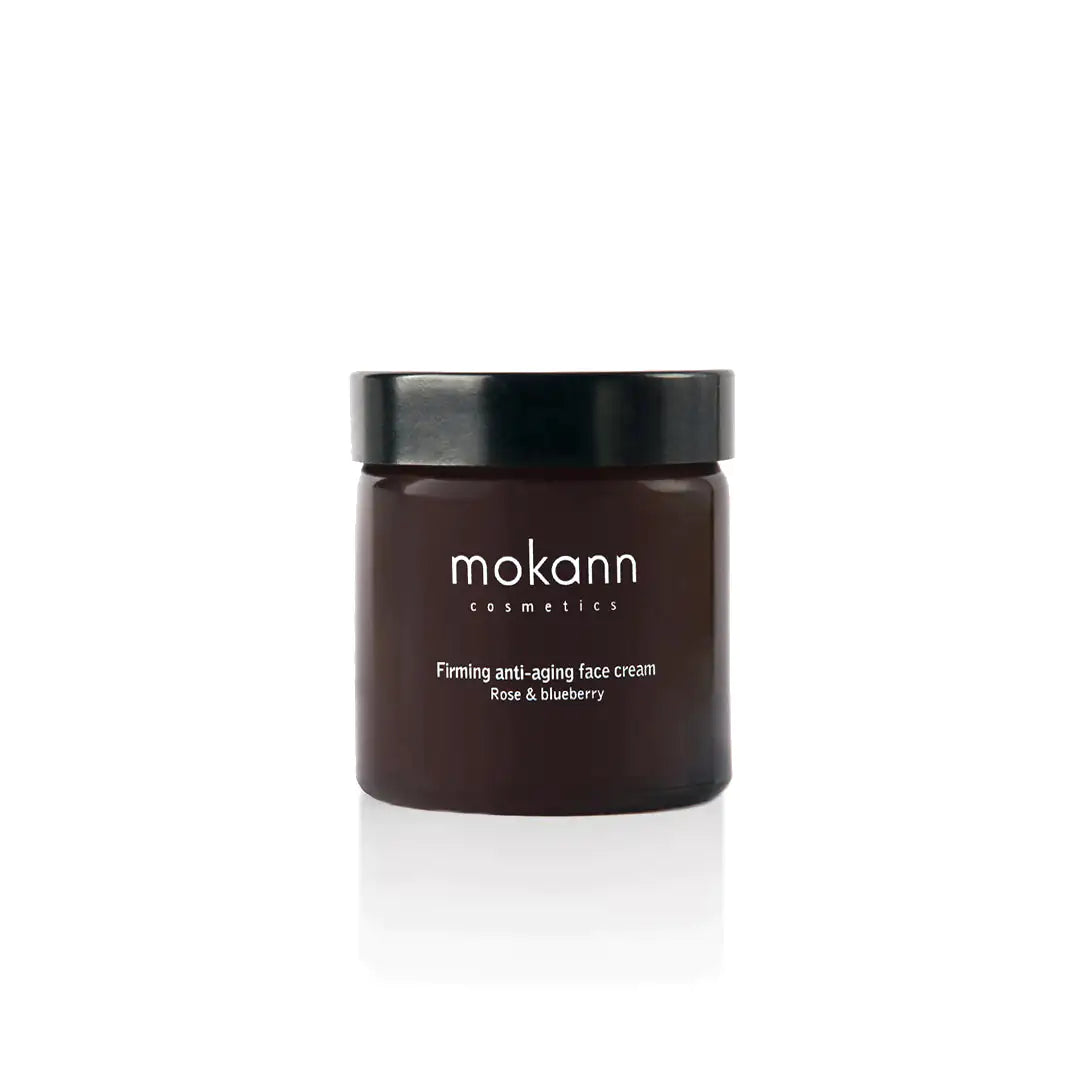 Mokann Firming Anti-Aging Face Cream Rose and Blueberry.