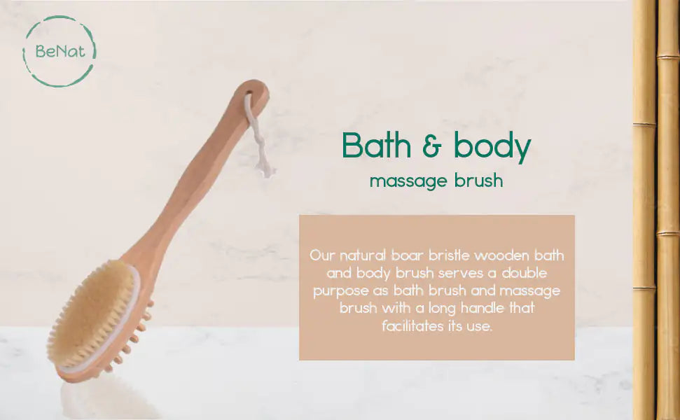 BeNat Bath & Body  Massage Brush